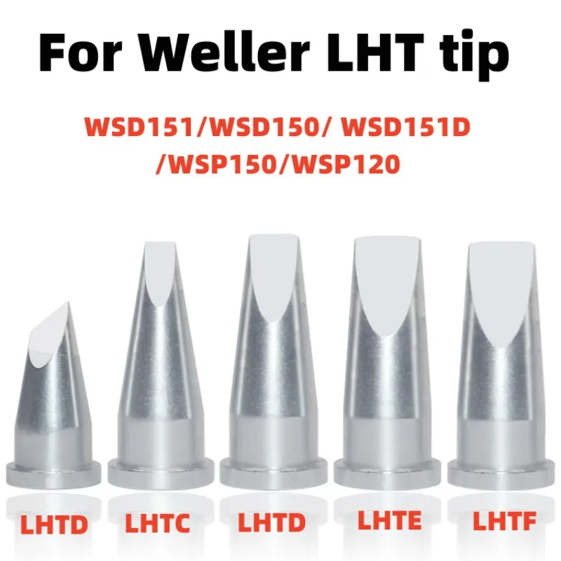 

For Weller WSD151 WSD150 WSD151D WSP150 WSP120 Soldering Iron Tip LHT-C/D/E/F Iron Head Soldering Station Tool