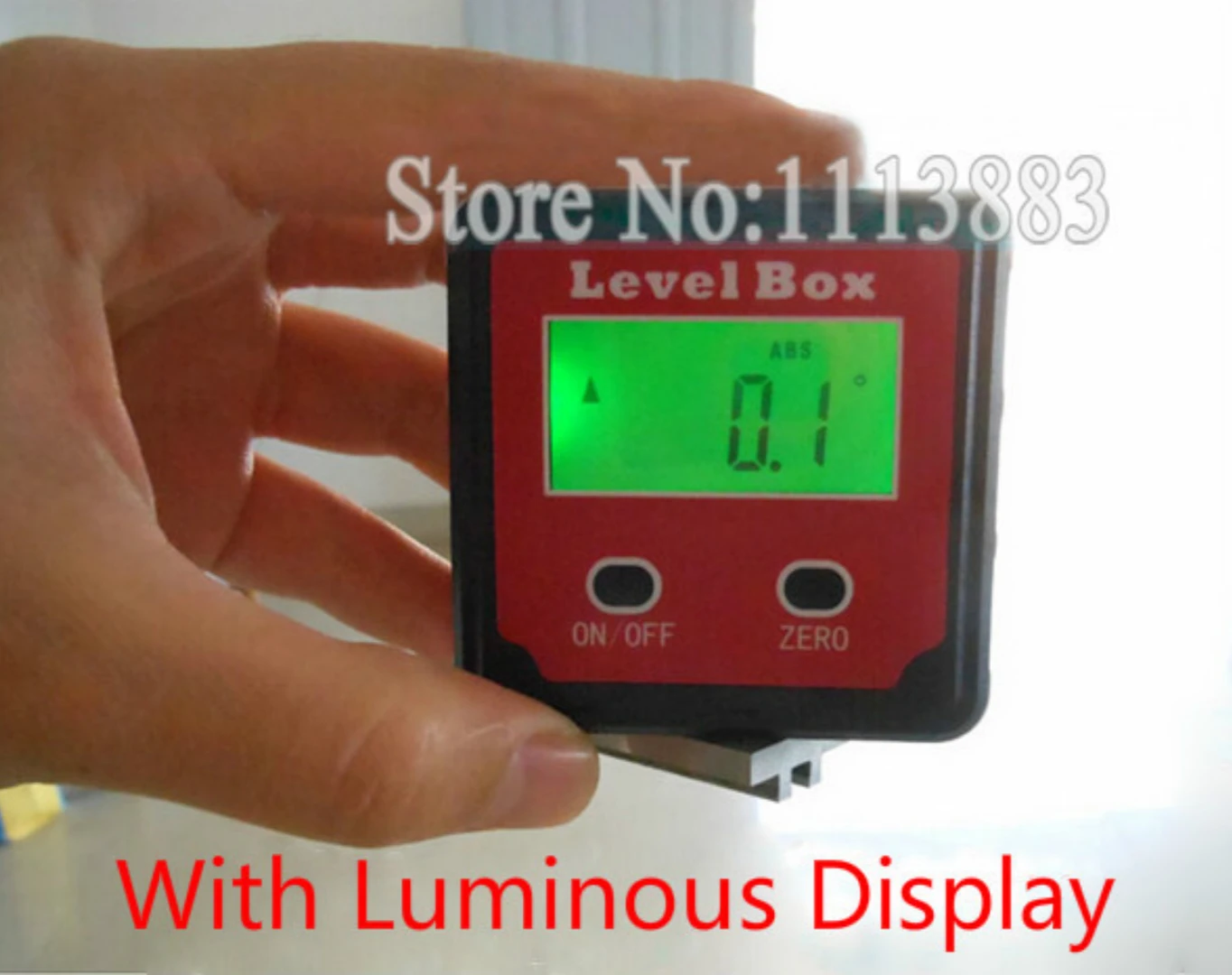 

4x90 Degree Digital Inclinometer Precision Bevel Box Angle Finder Digital Protractor Spirit Level With Magnet Base