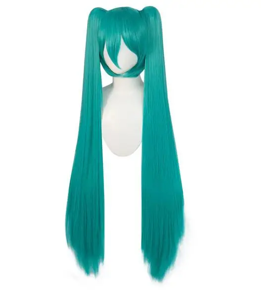 

42inch Green Anime Long Synthetic Hair Lolita Cosplay Halloween Wig