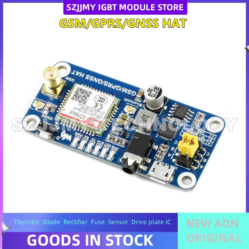GSM/GPRS/GPS/Bluetooth SIM868 development board expansion board compatible with Arduino/Raspberry Pi 4