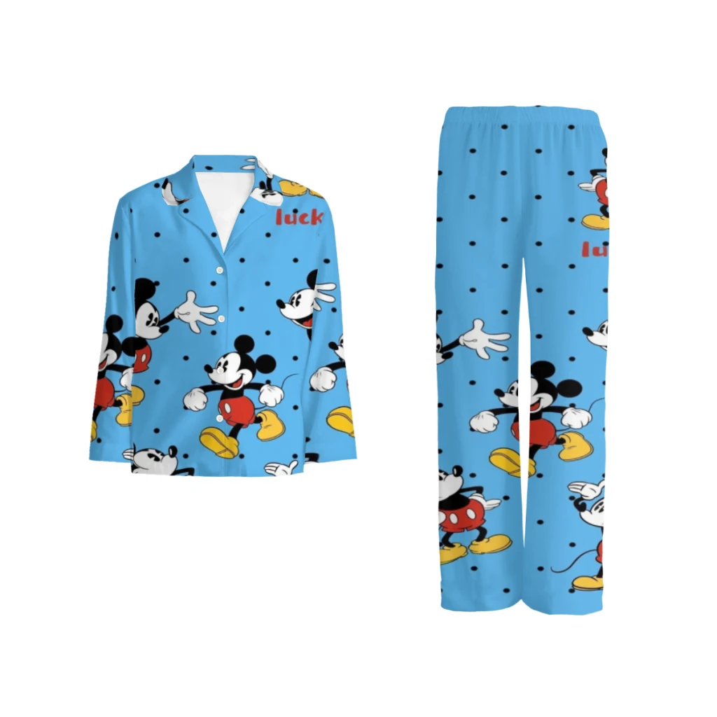 

Disney Mickey Mouse White pajamas, Minso's selected patterns, cute style