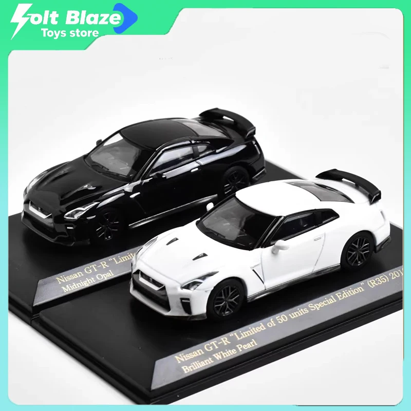 Kyosho Carnel 1/64 Nissan GT-R NISMO R35 Alloy Car Model Limited Version Simulation Collection Cars Display Models Boy Toys Gift