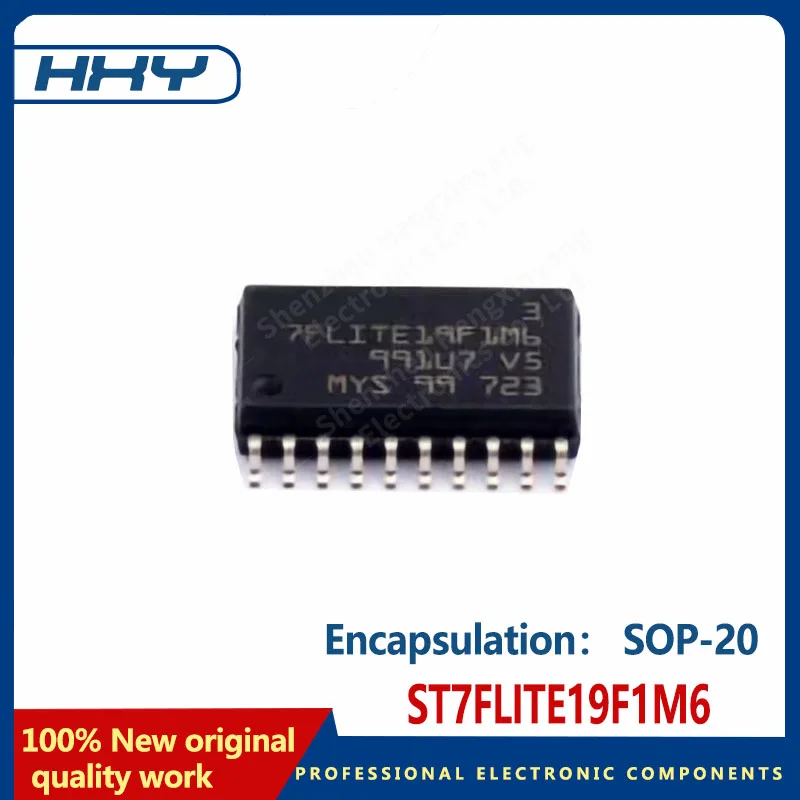 5pcs   ST7FLITE19F1M6 package SOP-20 power monitoring and reset chip