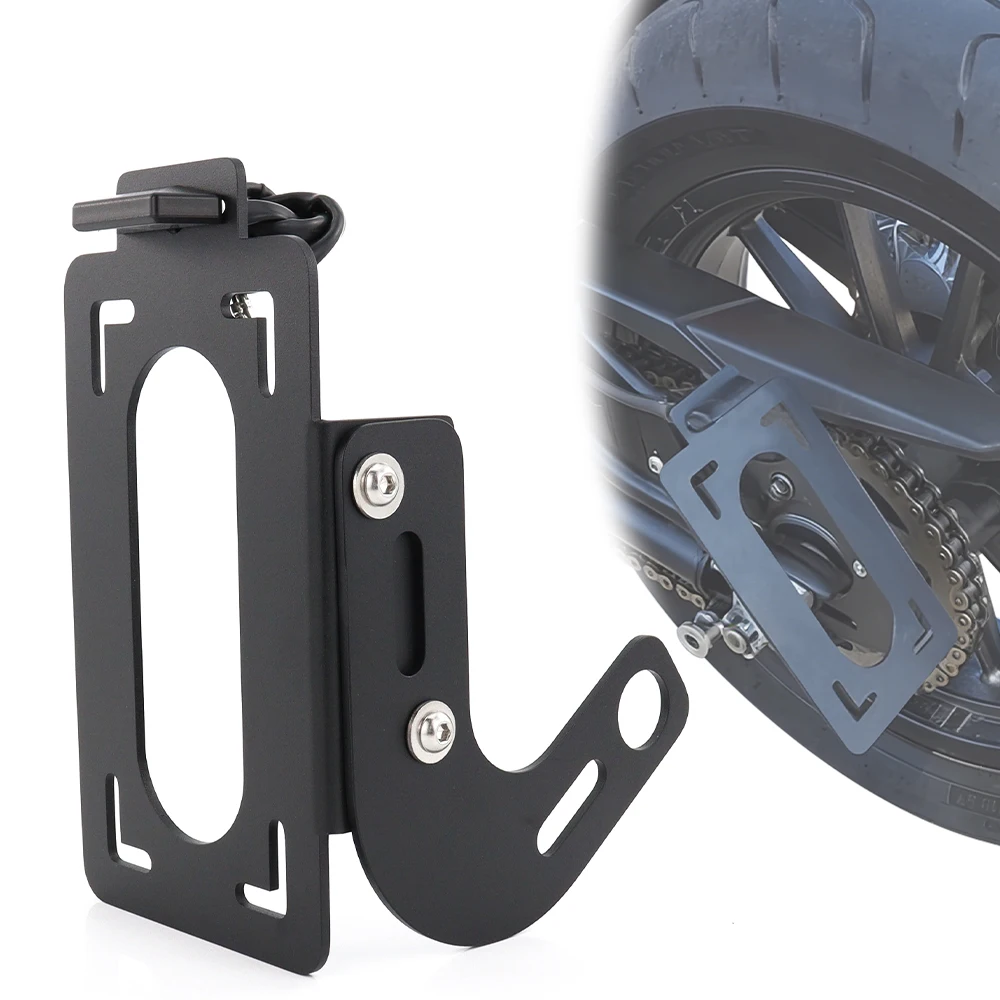 

Motorcycle Side Fender Eliminator Mount License Plate Holder Bonneville Speed Twin STREET TWIN BONNEVILLE BOBBER For Triumph