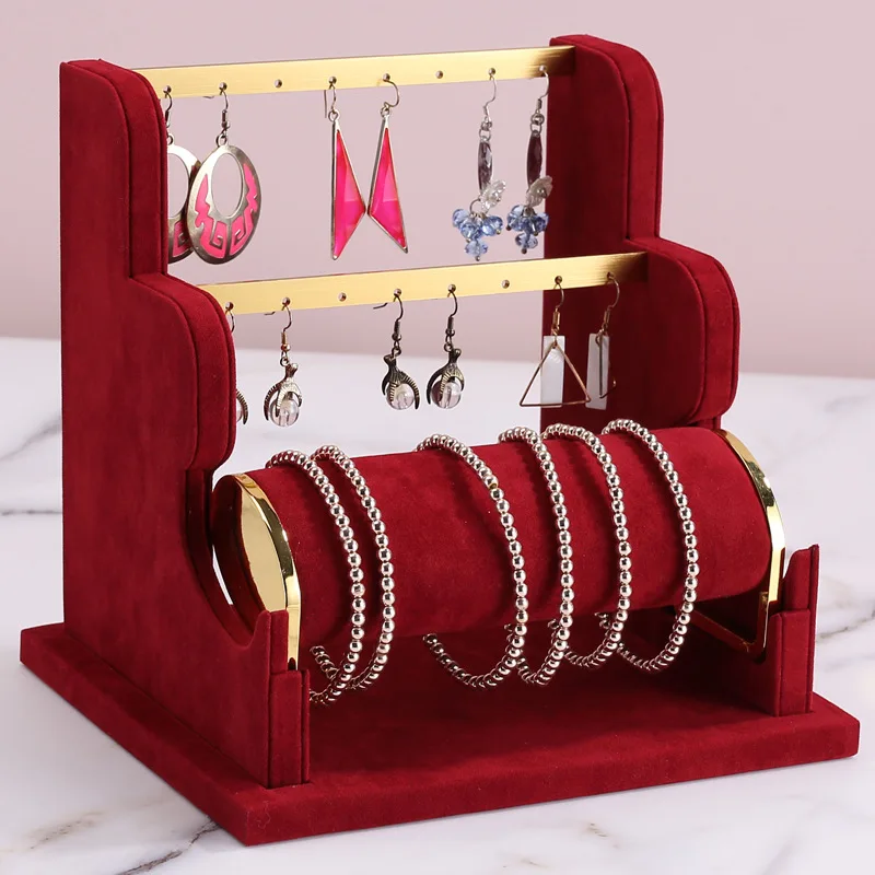 Advanced Bracelets Trays Necklaces Rings Jewelry Items Live Trays Streaming Display Exclusive Use Home Decor Tabletts ZY40TP