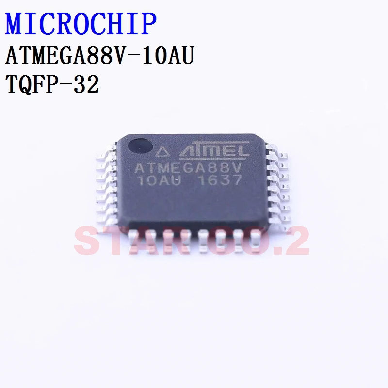 2PCSx ATMEGA88V-10AU TQFP-32 MICROCHIP Microcontroller