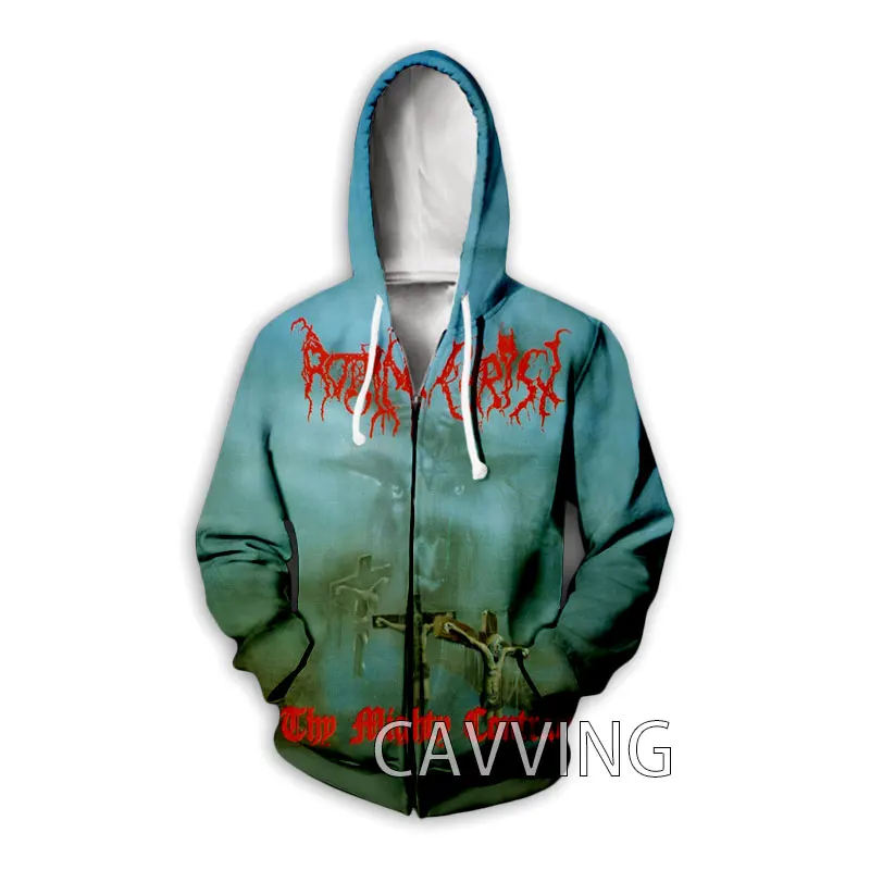 

CAVVING 3D Printed Rotting Christ Zipper Hoodies Zip Hooded Sweatshirt Harajuku Hoodie Sweatshirt for Men/women h02