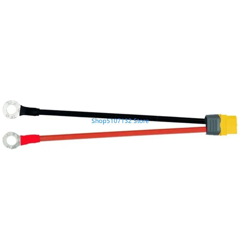 87HD XT60 to O Rings 12AWG Terminal Cable Length Perfect for Secure Connection in Electronics Antioxidant, AntiCorrosion