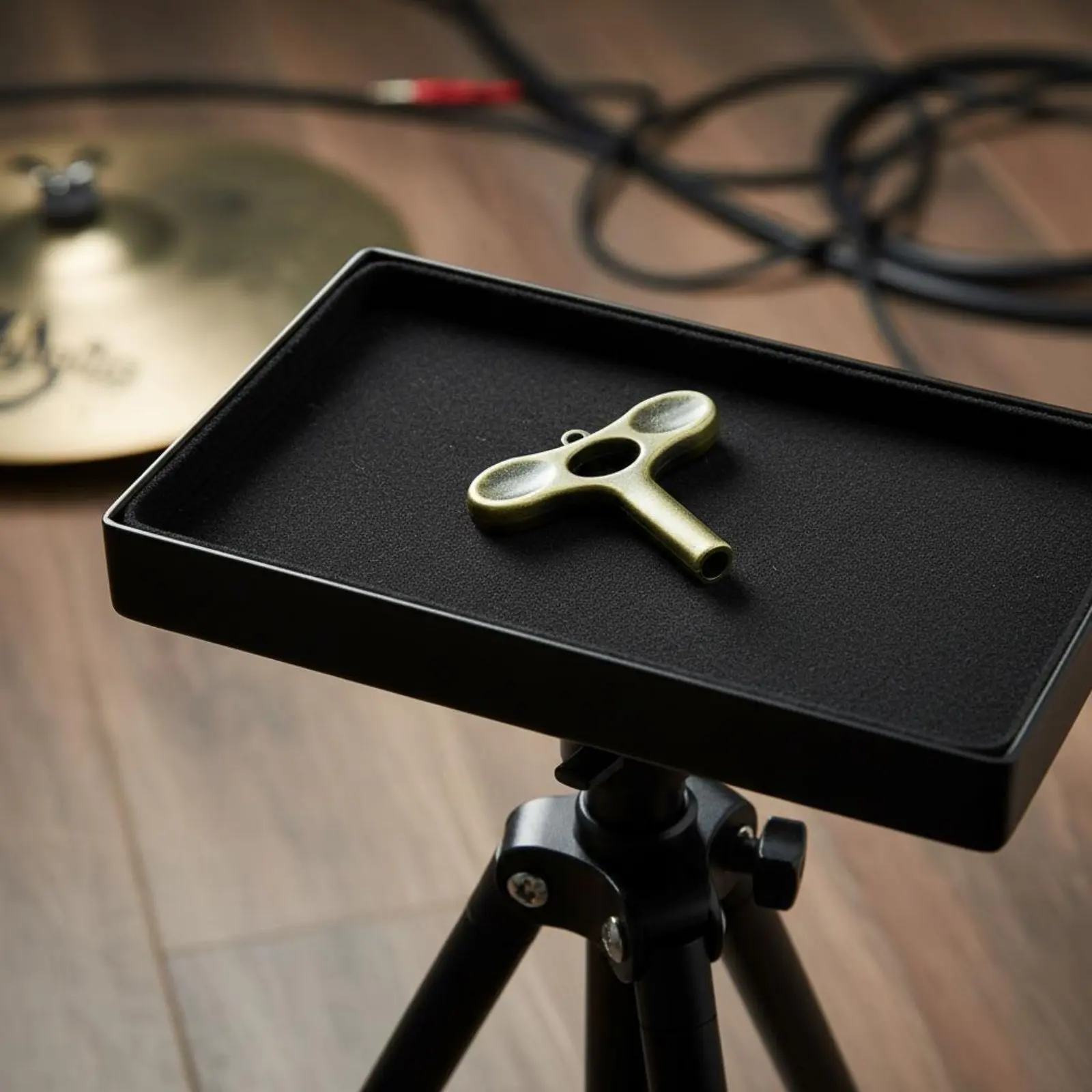 

4 Pieces Drum Key Bronze Finish Drum Tuning Key Music Tool Metal Construction Long-Lasting for Practice Room, Studio