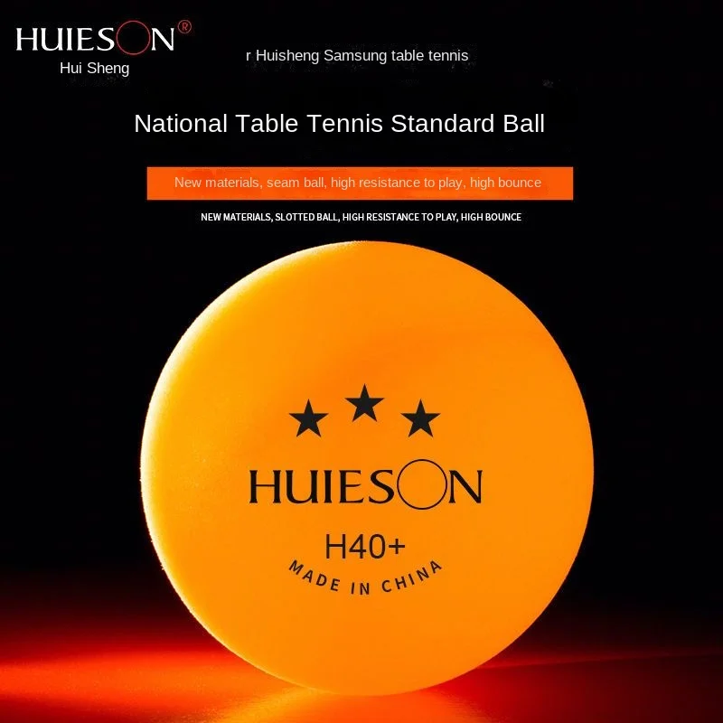 HUIESONH40+Samsung Table Tennis Training Ball ABS New Material Training Competition Special National Table Tennis Standard Ball