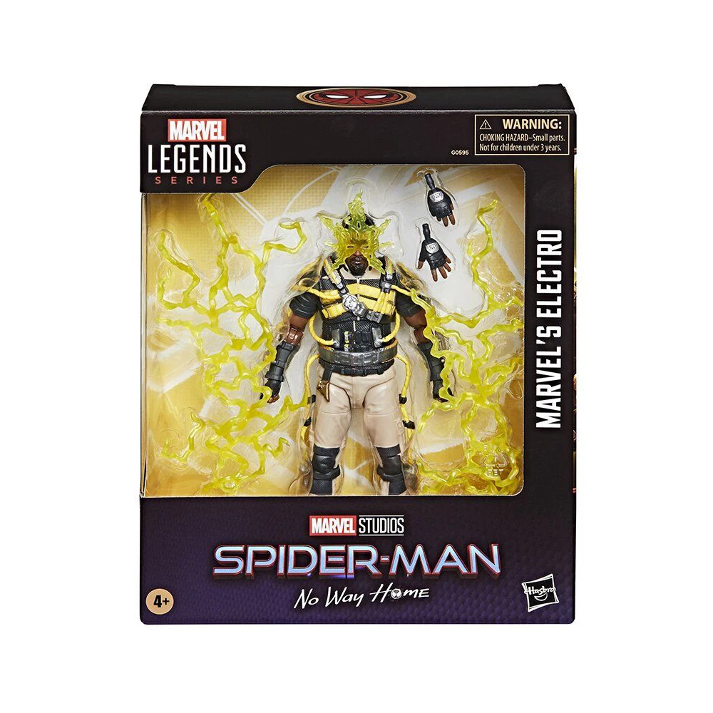Marvel Legends Spiderman Movie No Way Home Electro Exclusive 6" Action Figure view 6