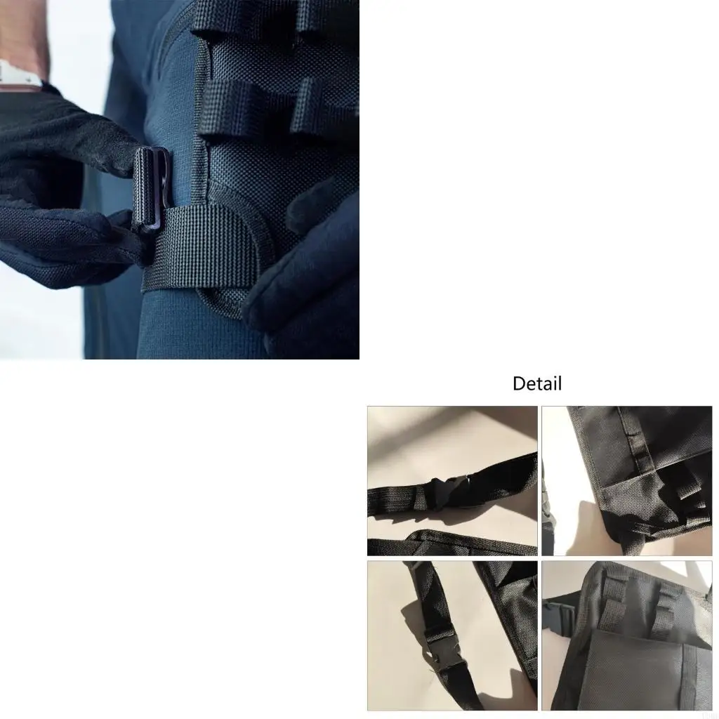   Black Craftsmen Utility Belt With Detachable Leg Mount For Various Hand Tools