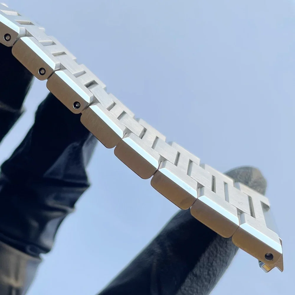 Cinturino in metallo in acciaio inossidabile 361L adatto per Apple Watch 4 5 6 7 8 9 41mm 44mm 45mm cinturino modificato accessori per custodia