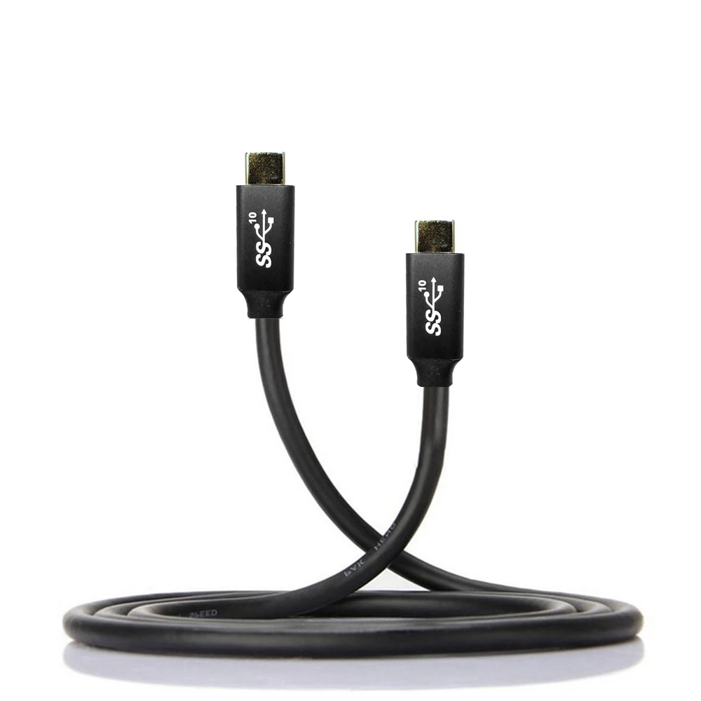 100W PD fast charging USB3.1Gen2 dual head type-c with E-Maker chip 5A wire 0.5M 1M 2M 3M