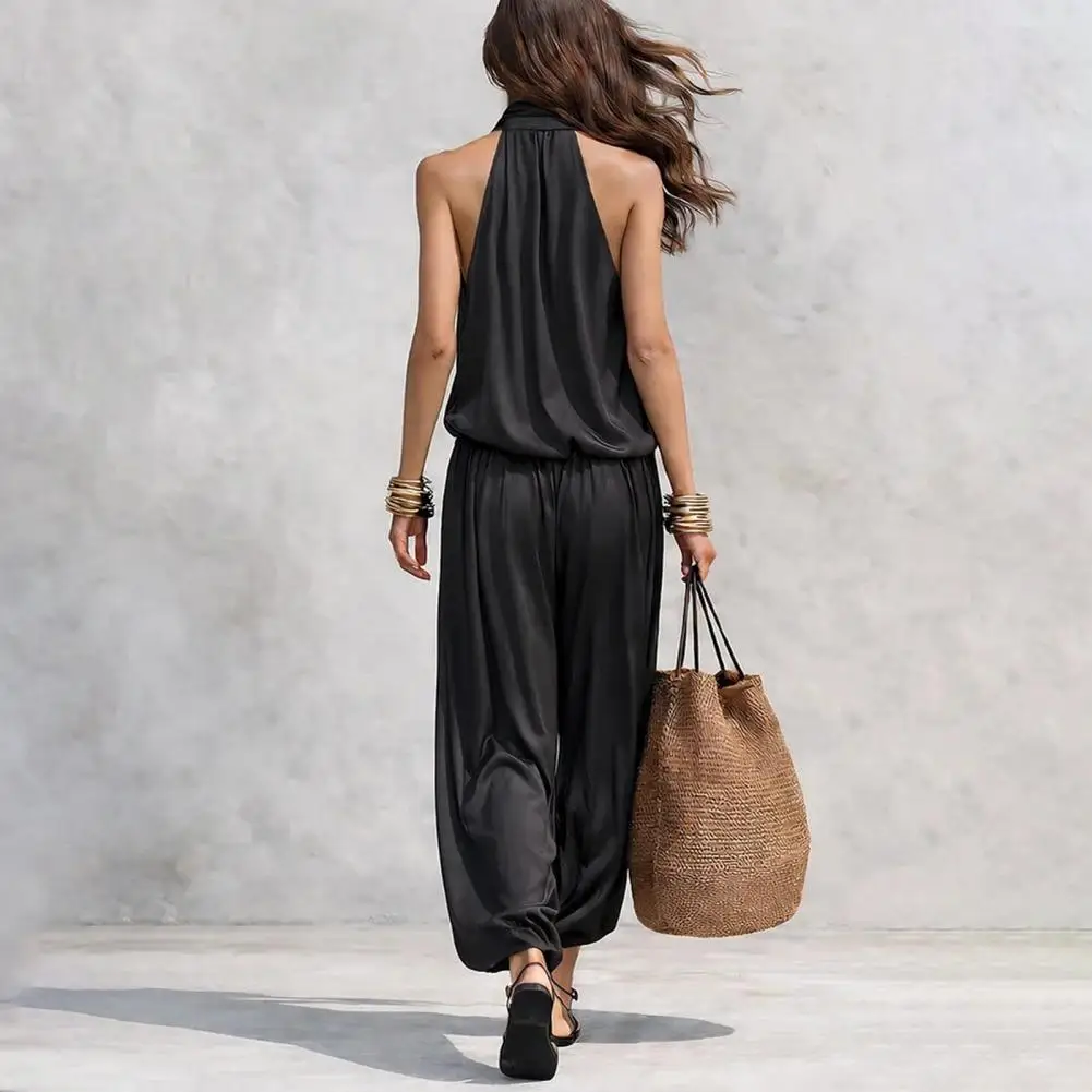 

Plus Size Women Suit Women Two-piece Suit summer Outfit Cowl Neck Top Crop Pants Spring Summer Autumn Matching Outfit