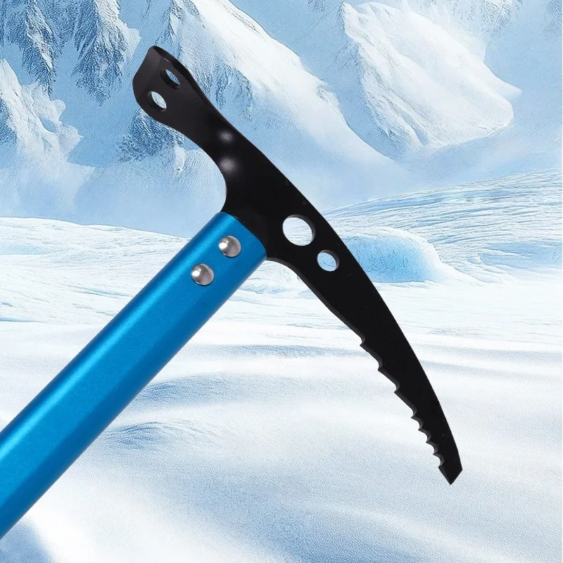 Sprzęt do wspinaczki górskiej na śniegu, narzędzia, topory wspinaczkowe, ścierki, młotki śnieżne, sprzęt do wspinaczki na śnieżne góry