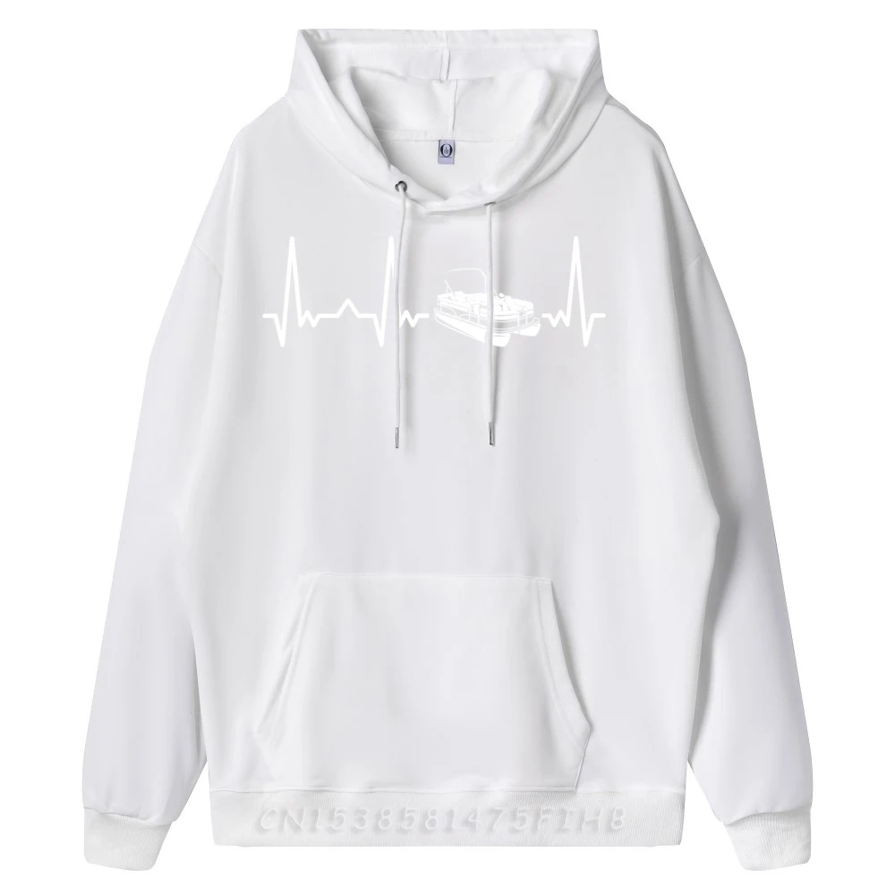 Pontoon Pontoon Heartbeat Hiphop Streetwear Woman Hoodie Men Long Sleeve Pullover Hoodie For Men