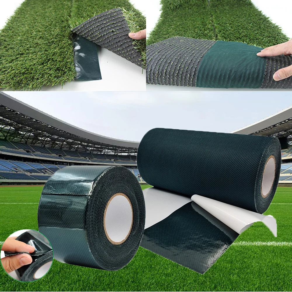 Artificial Grass Turf Self Adhesive Seam Tape High Viscosity Repair Tape for Lawn  Garden Carpet Simulation Grass Connection