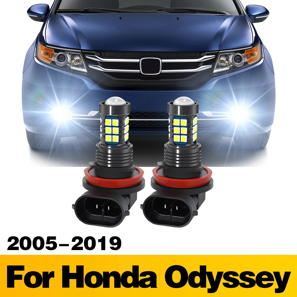

2 Pcs LED Lamp Car Front Fog Light For HONDA Odyssey 2005 2006 2007 2008 2009 2010 2011 2012 2013 2014 2015 2016-2019