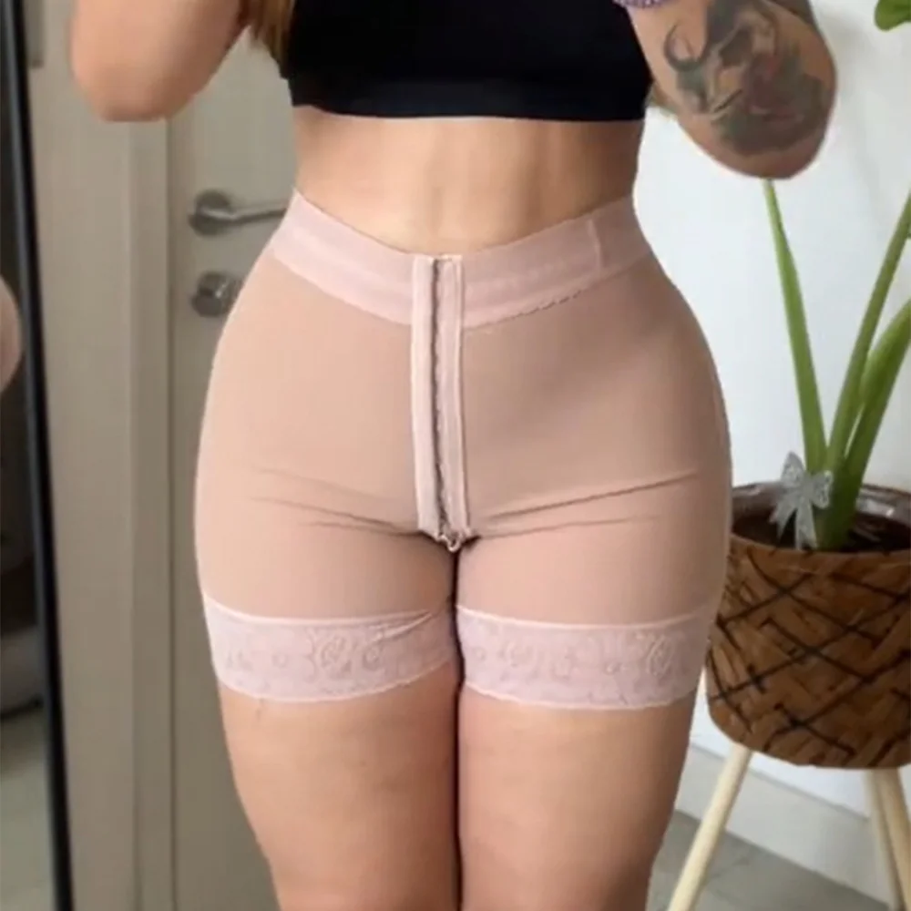 Fajas Colombianas Moldeadoras Girdle Sexy Butt Lifter Thigh Slimmer Shorts Waist Hooks Body Shaper Sheath BBL Control Panties