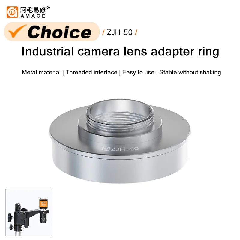 anel-adaptador-de-lente-para-camera-industrial-amaoe-zjh-50-anel-de-fixacao-para-suporte-de-microscopio-eletronico-de-tubo-Unico