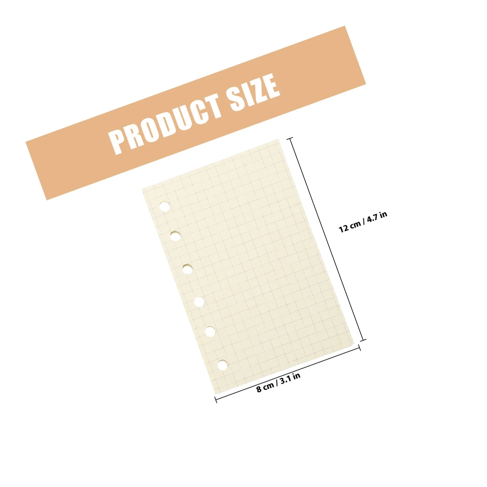 Planner Refill Paper Loose Leaf Notebook Refills Smooth Writing Replacement Inserts for Binder Journal Notepad Filler