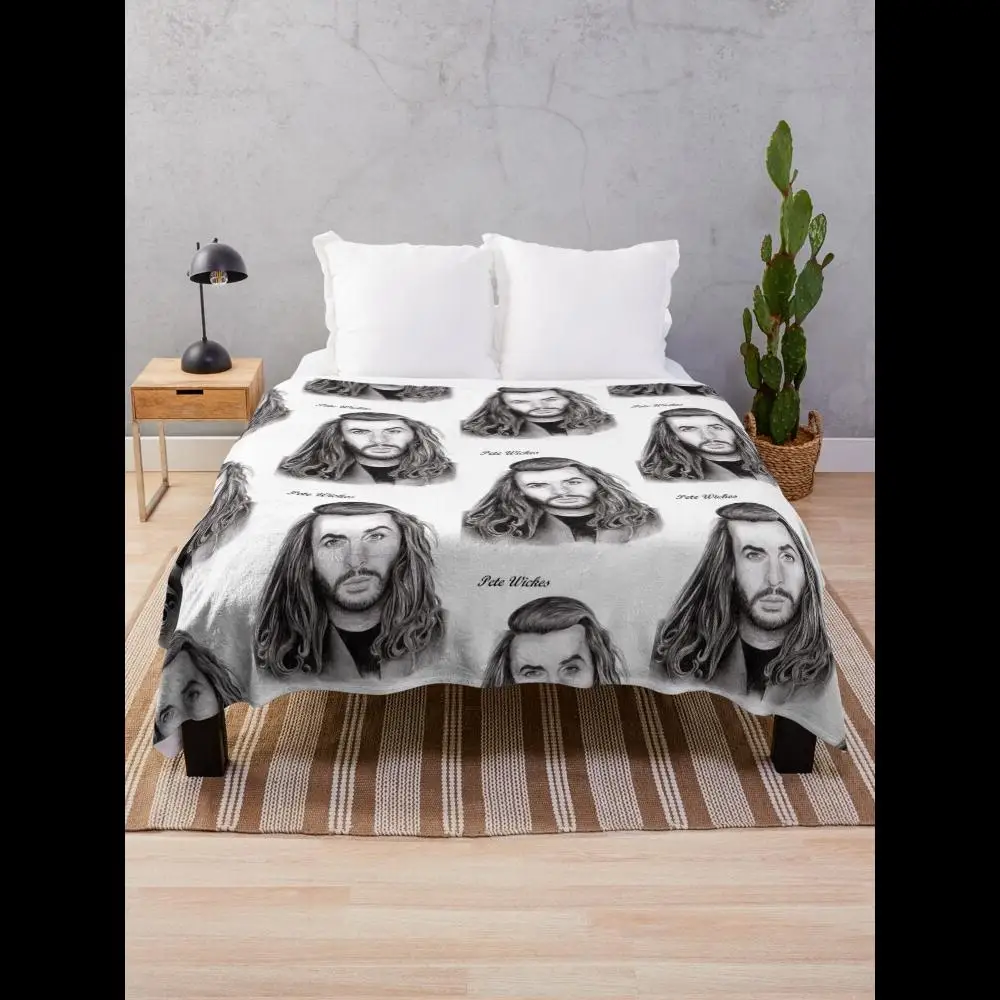 

Одеяло Pete Wickes, мягкий уютный плед для гостиной, дивана-кровати, теплый комфортный домашний текстильный аксессуар