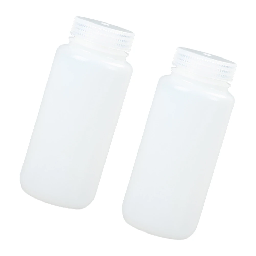 

2 Pcs Refillable Empty Bottle Reagent Water Holder Simple Perfume Container Mouth