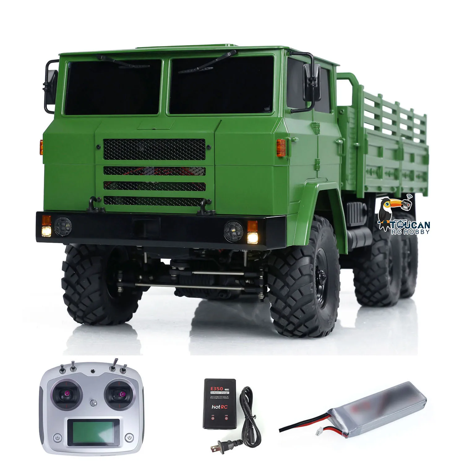 In Stock 1/12 CROSSRC XC6 RTR RC Military Truck Crawler 6WD Painted Assembled Sound System Smoke Battery RC Toys Model Gift