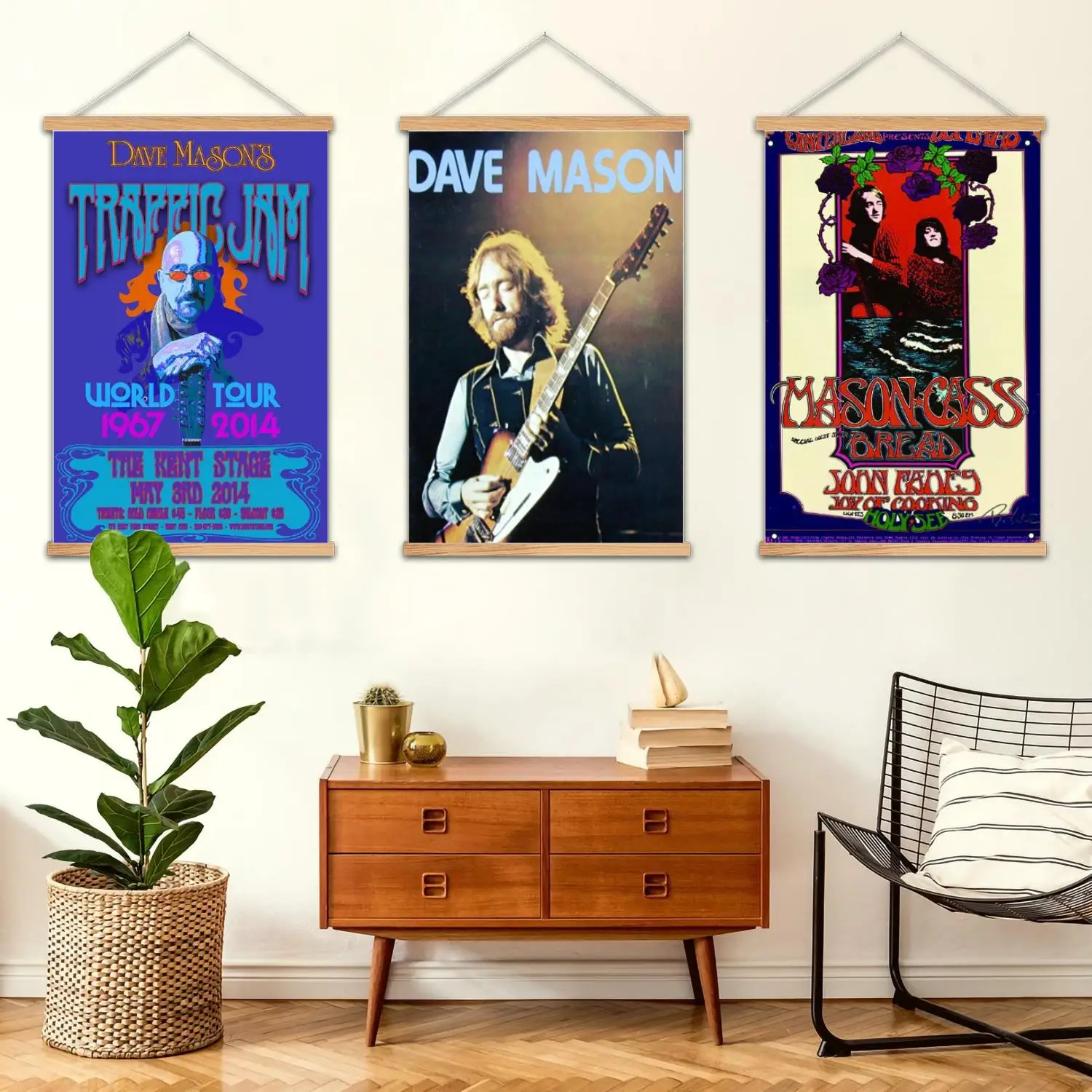 Dave Mason Framed Wall Painting Canvas Art Poster, Wall Art,  Modern Family, Bedroom Decor, Posters,Decorative painting