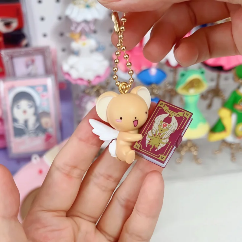 Auténtica Bandai Card Captor Sakura ‌ Muñeca Kinomoto Sakura, colgante, llavero, gashapon, decoración para bolso, juguete, regalo, Vol. 2.