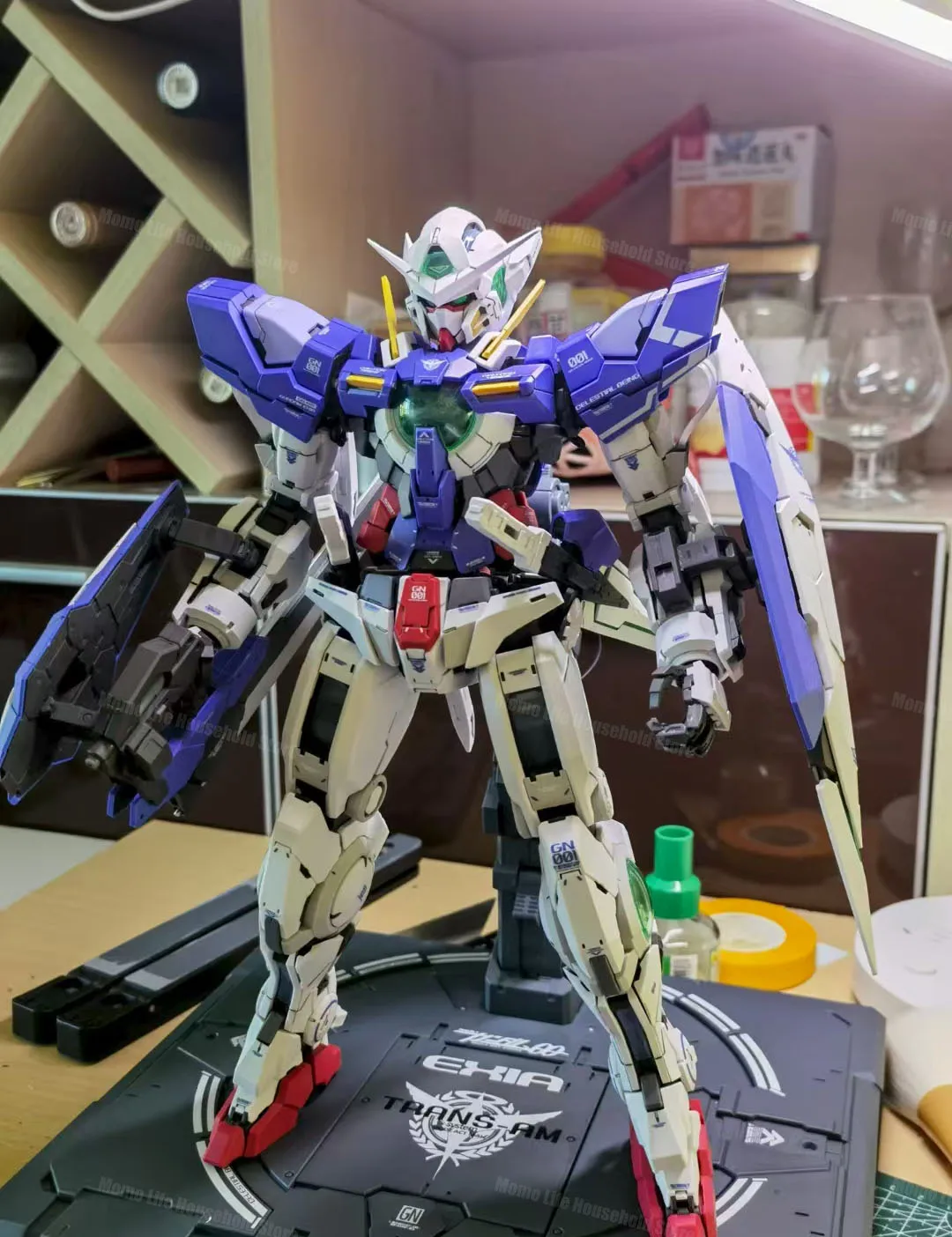 متوفر DABAN PG 1/60 GN 001 Exia تجميع نموذج أطقم البلاستيك الهيكل العظمي أطقم أنيمي عمل الشكل روبوت نموذج بلاستيكي الهدايا اللعب