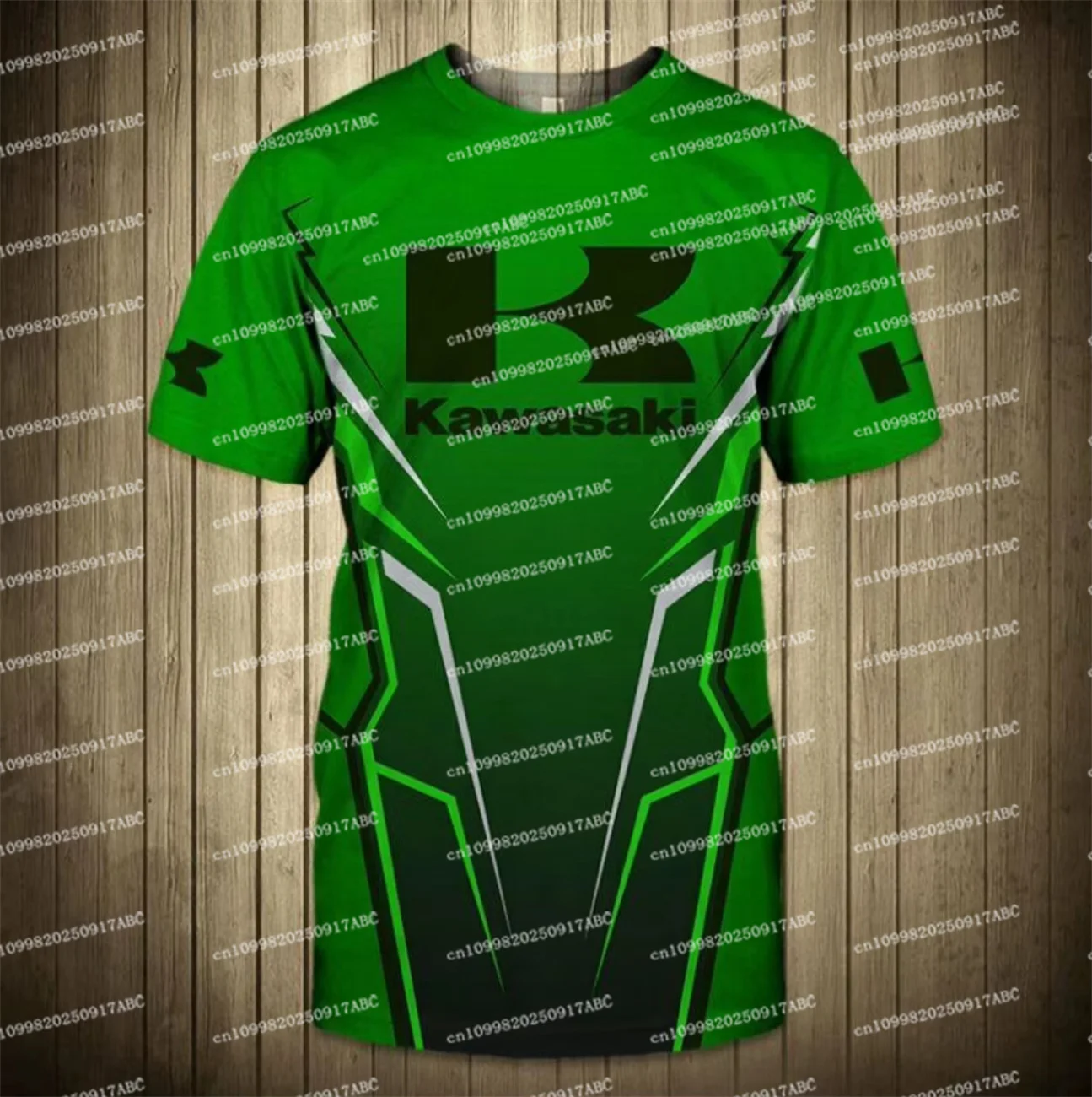 (كاواساكي) الرجال التي شيرت كاواساكي التي شيرت الصيف الرجال كاواساكي دراجة نارية التجفيف السريع المرأة تي شيرت قاطرة عادية تنفس