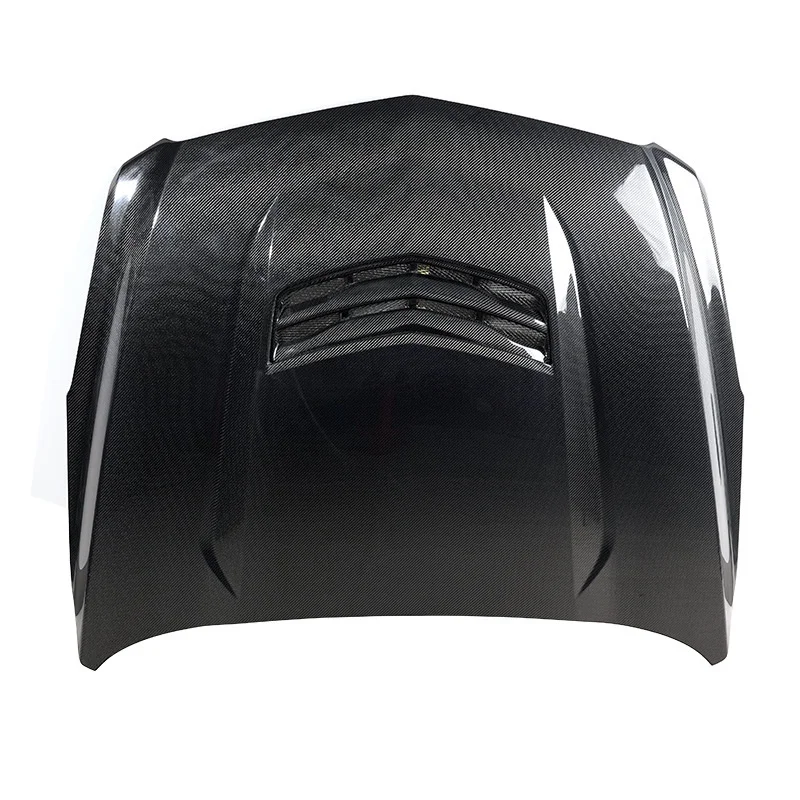 Cappa in fibra di carbonio di seconda generazione per Cadillac ATS-L V reale modificata Nuova condizione con cappe motore a clip incluse