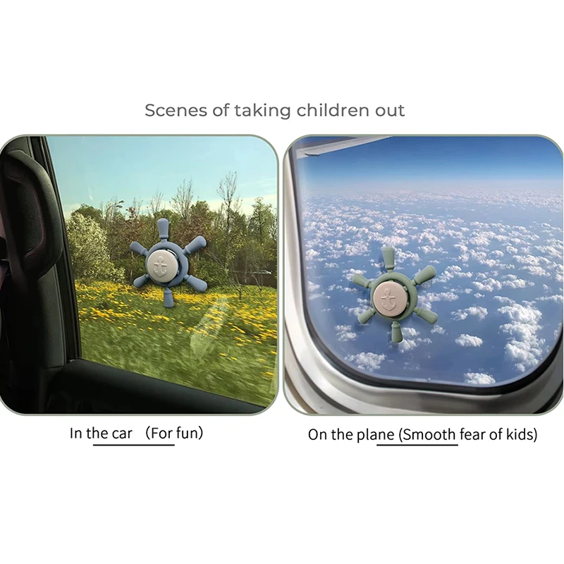Jouet Spinner à ventouse en Silicone pour bébés enfants, voiture, Table de voyage, chaise haute, fenêtre sensorielle, hochets de dessin animé, jouet éducatif Fidget