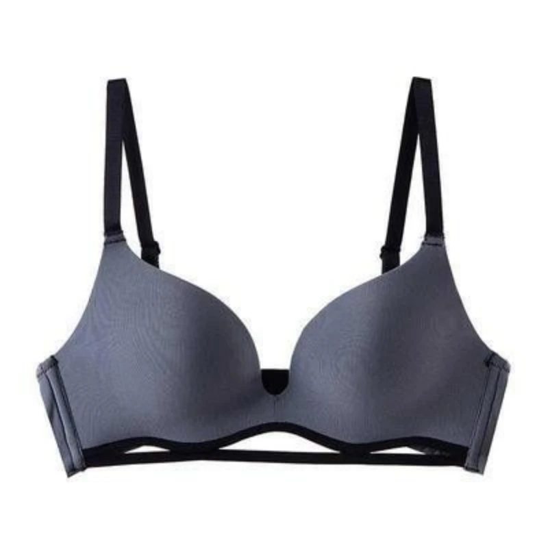 Women Slim Underwear Female Sensual Glossy Underwear Women Without Steel Ring Brassiere Ladies Comfortable Breathable Brassiere