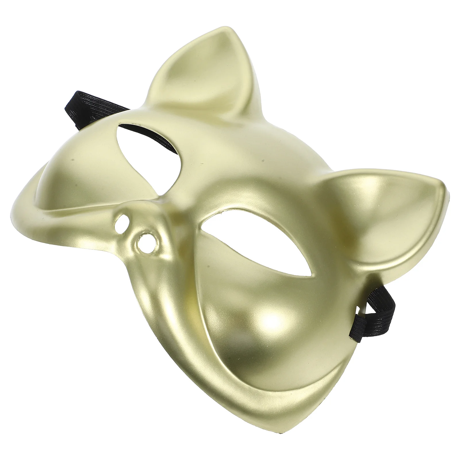 Blanko-Fuchs-Maske zum Selbermachen, unbemalt, sicherer Kunststoff, Cosplay, Halloween-Party, Maskerade-Maske für Erwachsene, Face Fit, Basteln, Maskerade-Masken