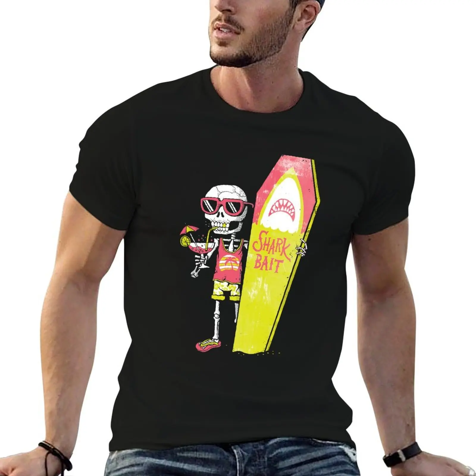 Permanent Vacation T-Shirt man clothes oversized heavyweight t shirts for men