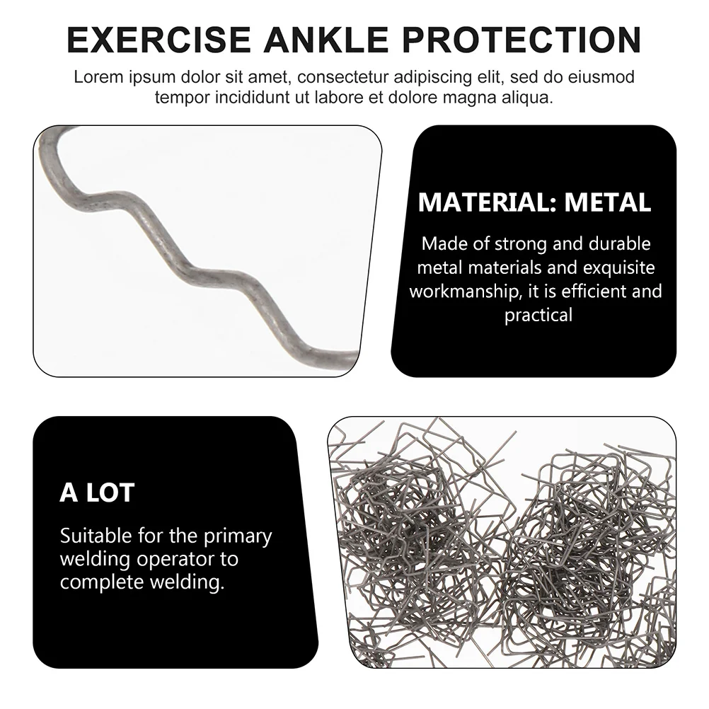 500 قطعة قضبان لحام معدنية سيارة الوفير إصلاح التيلة بقع المهنية لحام الساخن دباسة اكسسوارات إصلاح السيارات