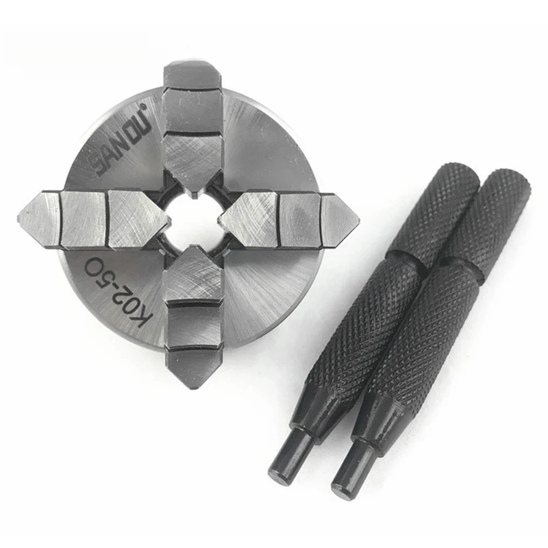 

Sanou 50Mm 4 Jaw K02-50 Self-Centering Manual Chuck For Mini Wood Lathe
