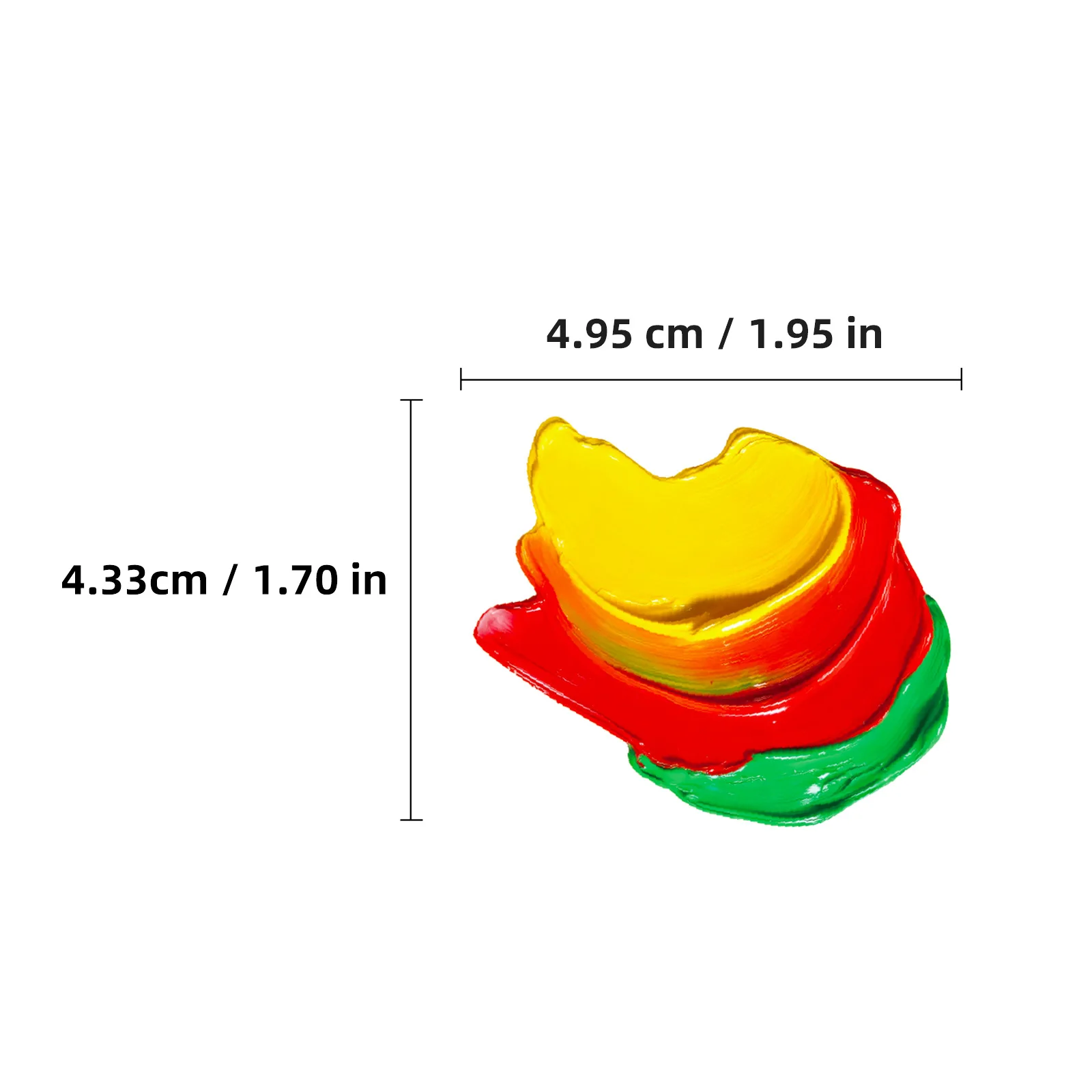 

10/56PCS Fashion Colored Pigment Palette Graffiti Sticker for Water Cup Phone Computer Notebook Stationery Luggage