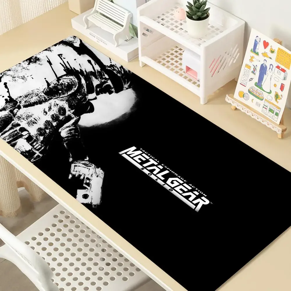 Metal Gear Solid Mousepad Large Gaming Mouse Pad LockEdge Thickened Computer Keyboard Table Desk Mat