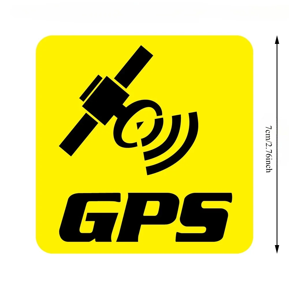 GPS Satellite Signal Vinyl Sticker, Reflective Waterproof Anti-Scratch Decal for Car, Motorcycle, Scooter, Window, Body Decor