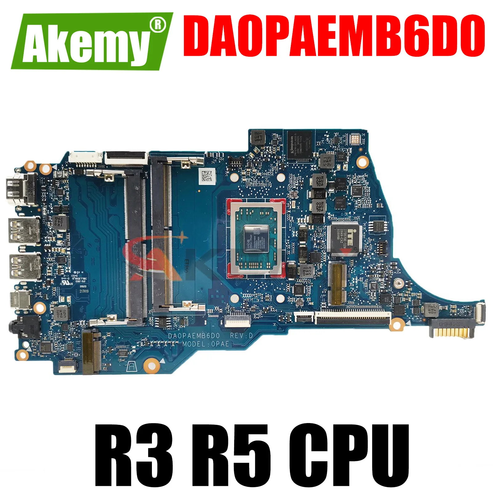 

DA0PAEMB6D0 For HP 14-FQ 14S-FQ 14S-FR TPN-Q242 Laptop Motherboard With AMD R3 R5-3450 CPU DDR4 M03771-001 M10792-601 M03773-601