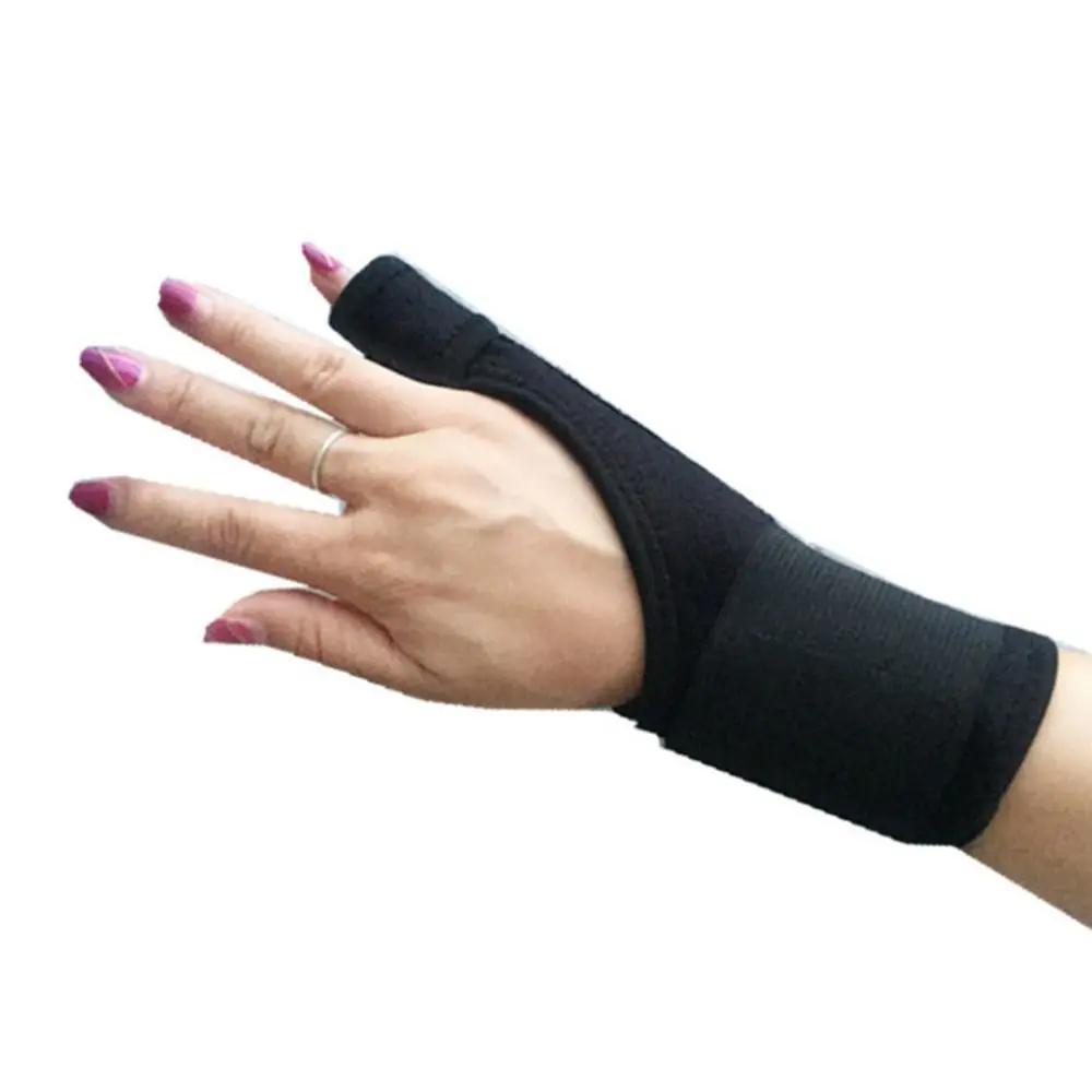 Metal Reinforcement Office Protect Wristband Adjustable Compression Finger Splint Wristband No Deformation Breathable