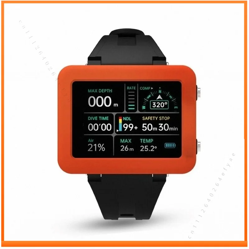Diving Computer Watch Chinese and English Multi-mode Full-color Screen 15H Battery Life NDL Decompression Auxiliary Waterproof