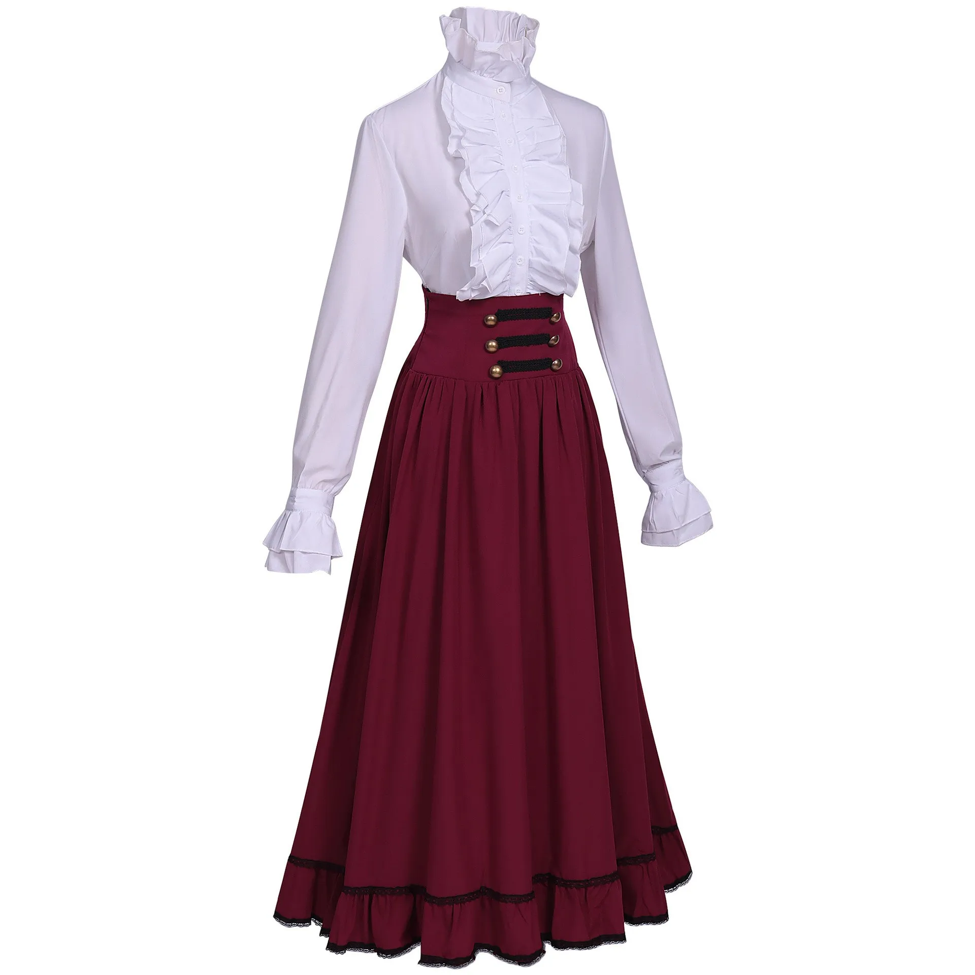 High Waist Fantasy Theme Skirt with European and American Fantasy Stage Performance Summer Stage Wear Women Skirt