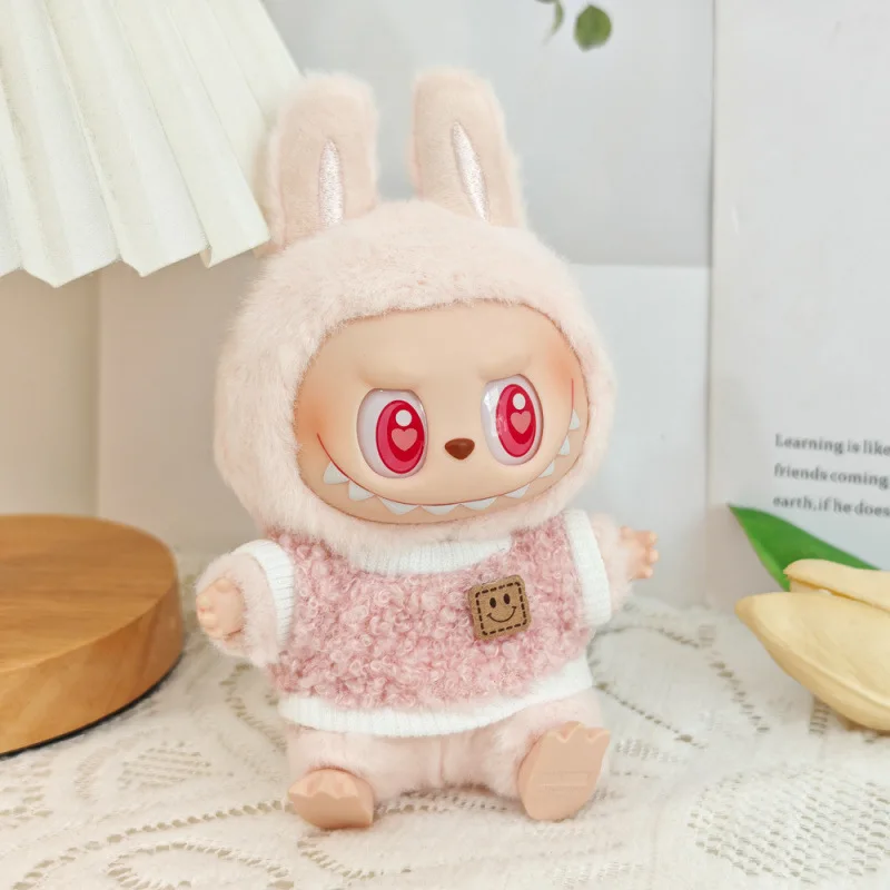 ملابس دمى قطيفة صغيرة إكسسوارات الزي لكوريا Kpop Exo Labubu V1 V2 دمى المعبود أوزة ديناصور معكرون الملابس هدية #3