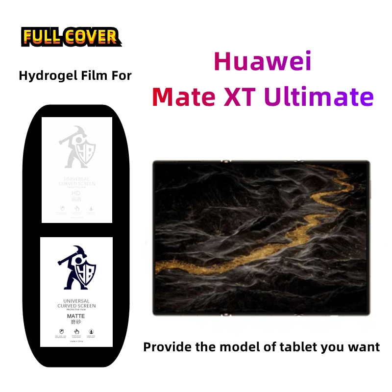 

2pcs Matte Hydrogel Film For Huawei Mate XT Ultimate HD Screen Protector For Mate XT Ultimate Frosted Protective Film Protector