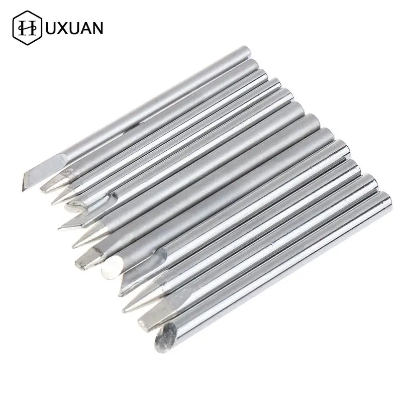 4pcs Soldering Iron Tip 30w 40w 60w For External Heat Soldering Irons Copper Head Replaceable Welding Tips